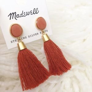 Madewell Jewelry - MADEWELL stone tassel earrings Madewell Jewelry - MADEWELL stone tassel earrings